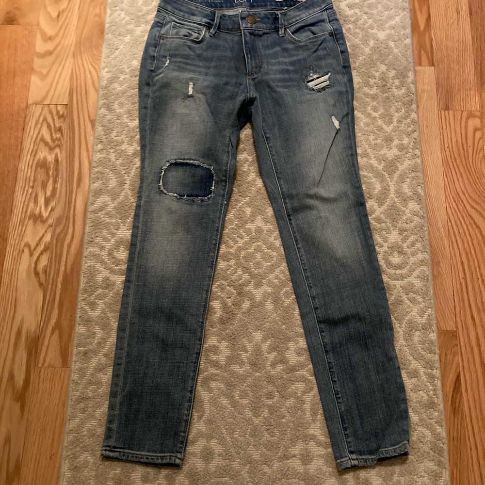 Size 26/2 curvy skinny LOFT jeans
